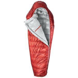 Péřový spacák Patizon DPRO 290 L (186-200 cm) Zip: Levý / Barva: červená/šedá