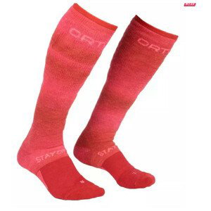 Dámské ponožky Ortovox Ski Stay Or Go Socks Velikost ponožek: 35-38 / Barva: červená