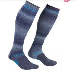 Pánské ponožky Ortovox Ski Stay Or Go Socks Velikost ponožek: 42-44 / Barva: modrá