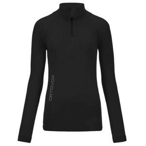 Dámské triko Ortovox Merino Competition Long Sleeve Zipper Velikost: XS / Barva: černá