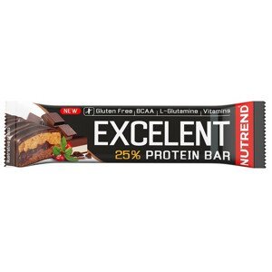Tyčinka Nutrend Excelent Protein Bar Double Příchuť: čokoláda+nugát s brusinkami