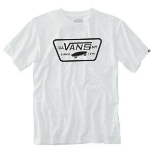 Pánské triko Vans MN Full Patch Velikost: M / Barva: bílá