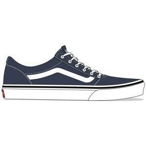 Dětské boty Vans Yt Ward Velikost bot (EU): 33 / Barva: modrá/bíla