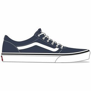 Dětské boty Vans Yt Ward Velikost bot (EU): 34,5 / Barva: modrá/bíla