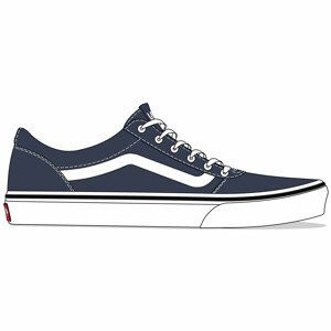 Dětské boty Vans Yt Ward Velikost bot (EU): 38 / Barva: modrá/bíla