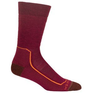 Dámské ponožky Icebreaker W's Hike+ Medium Crew Velikost ponožek: 35-37 / Barva: červená