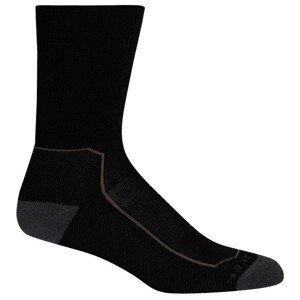 Dámské ponožky Icebreaker W's Hike+ Medium Crew Velikost ponožek: 40-42 / Barva: černá