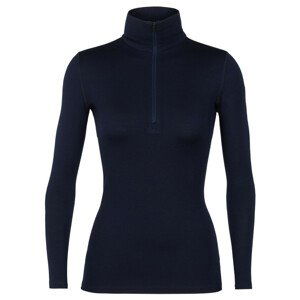 Dámské triko Icebreaker W 260 Tech Ls Half Zip Velikost: L / Barva: tmavě modrá