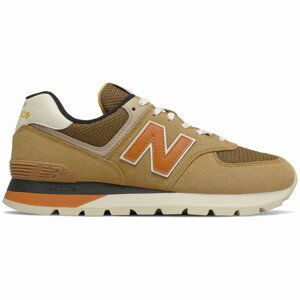 Pánské boty New Balance ML574DHG Velikost bot (EU): 43 / Barva: hnědá/oranžová