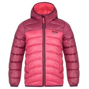 Dětská zimní bunda Loap Inbelo Dětská velikost: 112-116 / Barva: růžová