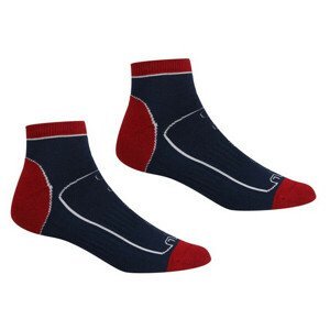 Pánské ponožky Regatta Samaris TrailSock Velikost ponožek: 39-42 / Barva: modrá/červená