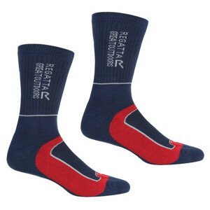 Pánské ponožky Regatta Samaris2SeasonSck Velikost ponožek: 39-42 / Barva: modrá/červená
