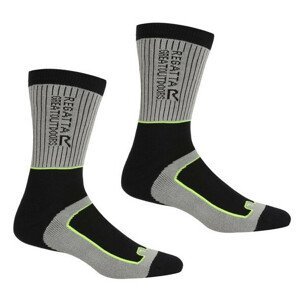 Pánské ponožky Regatta Samaris2SeasonSck Velikost ponožek: 43-47 / Barva: černá/šedá