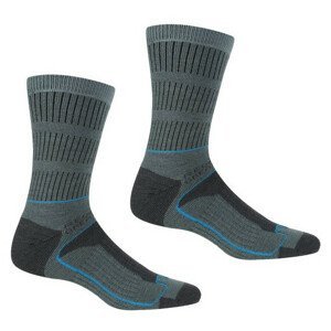 Dámské ponožky Regatta LdySamaris3Season Velikost ponožek: 36-38 / Barva: šedo-modrá