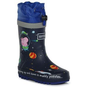 Dětské holínky Regatta Peppa Splash Welly Dětské velikosti bot: 27 / Barva: modrá