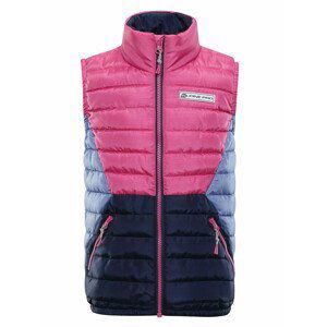 Dětská vesta Alpine Pro Quanno Dětská velikost: 164-170 / Barva: růžová