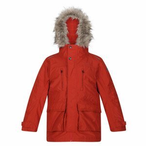 Dětský kabát Regatta Podrick Parka Dětská velikost: 158 / Barva: červená