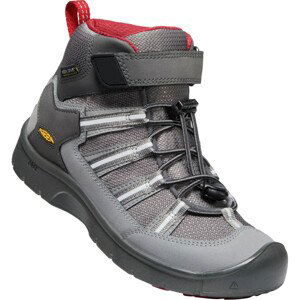 Dětské boty Keen Hikeport 2 Sport Mid Wp Youth Dětské velikosti bot: 36 / Barva: šedá/červená