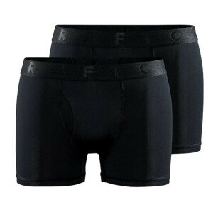 Pánské funkční boxerky Craft Core Dry 3" 2-pack Velikost: M / Barva: černá