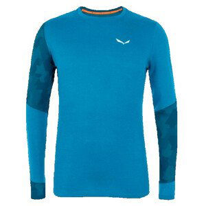 Pánské triko Salewa Cristallo Warm Amr M L/S Tee. Velikost: XXL / Barva: černá