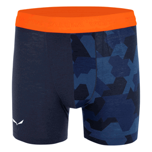 Pánské funkční boxerky Salewa Cristallo Warm Amr M Boxer Velikost: L / Barva: tmavě modrá