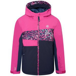 Dětská zimní bunda Dare 2b Humour Jacket Dětská velikost: 158 / Barva: růžová/modrá