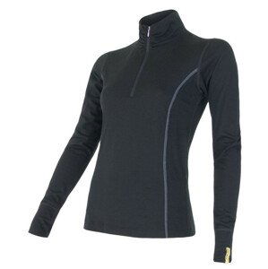 Dámské funkční triko Sensor Merino Active Velikost: M / Barva: černá