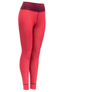 Dámské spodky Devold Wool Mesh Woman Long Johns Velikost: M / Barva: malinová