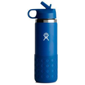 Dětská lahev Hydro Flask Kids Wide Mouth 20 oz Straw Lid/Boot Barva: modrá/černá