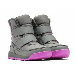 Dětské zimní boty Sorel Children’s Whitney ™ II Strap Dětské velikosti bot: 28 / Barva: šedá