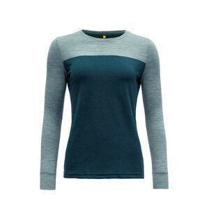 Dámské funkční triko Devold Norang Woman Shirt Velikost: L / Barva: šedá/modrá