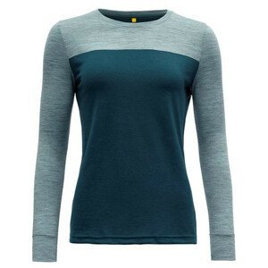 Dámské funkční triko Devold Norang Woman Shirt Velikost: S / Barva: šedá/žlutá