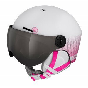 Dětská lyžařská přilba Etape Speedy Pro Velikost helmy: 55-58 cm / Barva: bílá/růžová