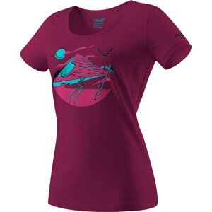 Dámské triko Dynafit Artist Series Co T-Shirt W Velikost: S / Barva: vínová