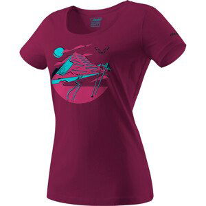 Dámské triko Dynafit Artist Series Co T-Shirt W Velikost: M / Barva: vínová