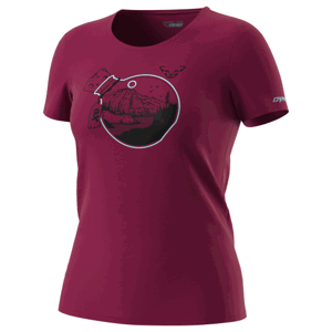 Dámské triko Dynafit Artist Series Co T-Shirt W Velikost: S / Barva: červená
