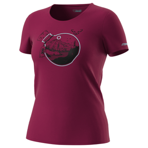 Dámské triko Dynafit Artist Series Co T-Shirt W Velikost: XL / Barva: červená