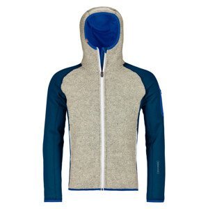 Pánská mikina Ortovox Fleece Plus Classic Knit Hoody Velikost: L / Barva: modrá