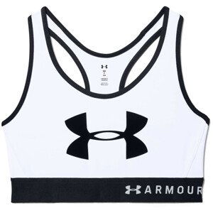 Sportovní podprsenka Under Armour Mid Keyhole Graphic Velikost: XL / Barva: bílá