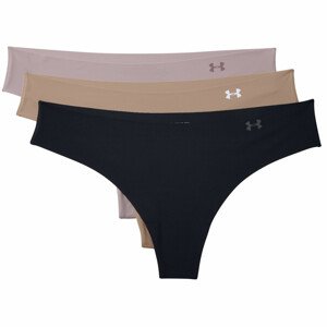 Dámské kalhotky Under Armour PS Thong 3 Pack Velikost: S / Barva: světle růžová