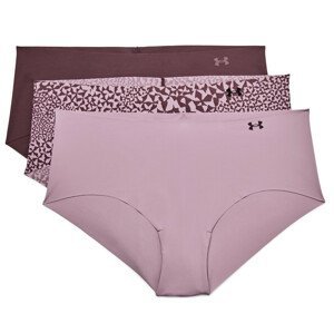 Dámské kalhotky Under Armour PS Hipster 3Pack Print Velikost: XS / Barva: růžová