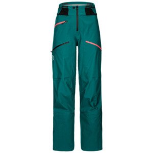 Dámské kalhoty Ortovox W's 3L Deep Shell Pants Velikost: S / Barva: zelená