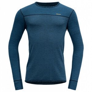 Pánské funkční triko Devold Kvitegga Man Shirt Velikost: XXL / Barva: modrá