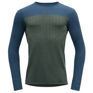 Pánské funkční triko Devold Kvitegga Man Shirt Velikost: XL / Barva: zelená/modrá