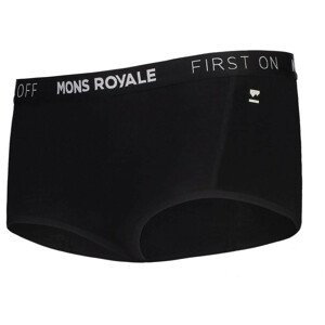 Dámské funkční kalhotky Mons Royale Sylvia Boyleg Velikost: L / Barva: černá