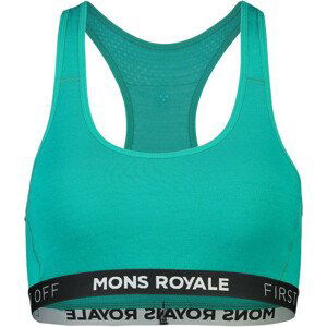 Sportovní podprsenka Mons Royale Sierra Sports Bra Velikost podprsenky: M / Barva: modrá