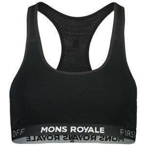 Sportovní podprsenka Mons Royale Sierra Sports Bra Velikost podprsenky: XS / Barva: černá