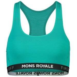 Sportovní podprsenka Mons Royale Sierra Sports Bra Velikost podprsenky: M / Barva: zelená