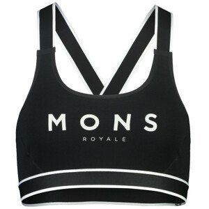 Sportovní podprsenka Mons Royale Stella X-Back Bra Velikost podprsenky: XS / Barva: černá