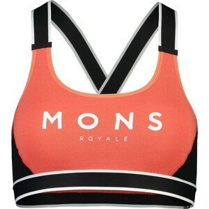 Sportovní podprsenka Mons Royale Stella X-Back Bra Velikost podprsenky: L / Barva: červená